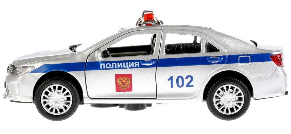 Инерционная машинка – Toyota Camry Полиция. Металл, 12 см, свет и звук  